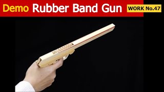 No47 LinearDriveStickOutAction 7 rounds Rubber Band Hand Gun oggcraftjp [upl. by Aryn]