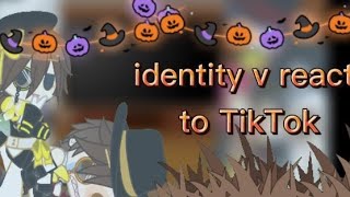 identity v react to TikTok gacha 22 [upl. by Aruabea369]