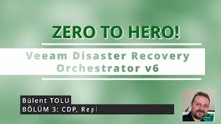 Veeam Disaster Recovery Orchestrator v6  Bölüm 3 CDP Replication Virtual Lab Yapılandırması [upl. by Aeli865]