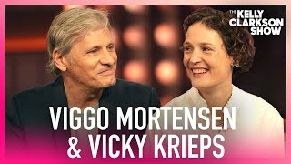 Vicky Krieps Serenades Viggo Mortensen With Emotional Song Inspired By The Dead Dont Hurt [upl. by Donall]