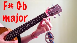 F Gb Major Ukulele Chords [upl. by Emmalynne475]