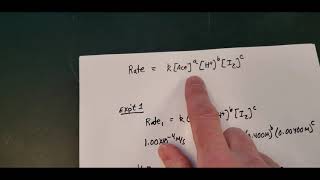 CHEM 1180 Iodination of Acetone Lab Calculations [upl. by Bodrogi]