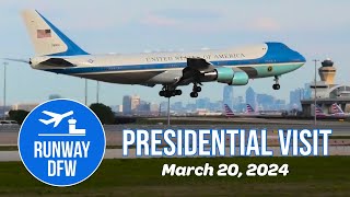 🔴 LIVE DFW Airport Presidential Visit ✈️ March 20 2024  520 pm CT [upl. by Betthel104]