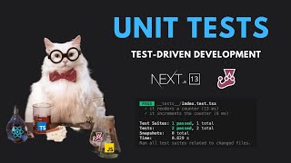 Unit Tests in Nextjs 13 app  TDD  Test Driven Development [upl. by Llewxam]