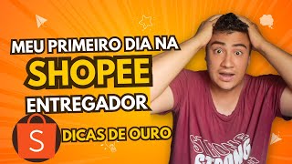 DICAS PARA INICIANTES FUI APROVADO NA SHOPEE ENTREGADOR E AGORA [upl. by Ahtrim]