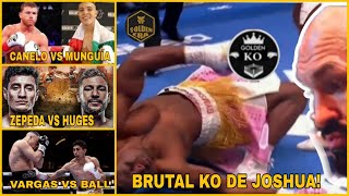 BRUTAL KO DE JOSHUA  MUNGUIA SALVA A CANELO  ROBARON A REY VARGAS  ZEPEDA VS UGES [upl. by Novyart]