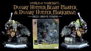 McFarlane ™ World Of Warcraft ™ Dwarf Hunter Beast Master amp Dwarf Hunter Marksman  Unboxing [upl. by Zap]