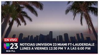 🔴 Noticias 23 a las 1230 pm Investigan hallazgo de un cadáver en un canal de North Miami Beach [upl. by Foss]