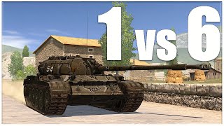 T54 ● 1 vs 6 WIN ● WoT Blitz Replay [upl. by Karyl]