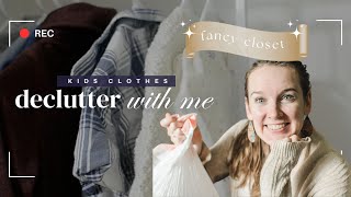 Childrens clothing declutter  organize [upl. by Yk]