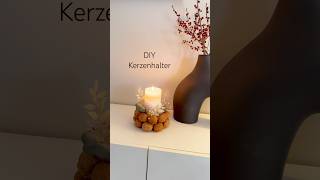 herbstbasteln kerzenhalter diydeko diydecoration actiondiy herbstdekoweihnachtsdeko basteln [upl. by Moulton]