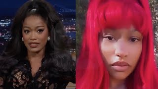 Nicki Minaj Reacts To Keke Palmers Impression Of Her [upl. by Rolfston334]