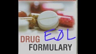 DCHDHDWHCHCPHCUPHCAAM SC  EDL amp Drug Formulary [upl. by Carlo751]