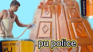 how to apply pu police how to mix amp apply pu sealer asian paints pu sealer wood police 3dhometech [upl. by Lock]