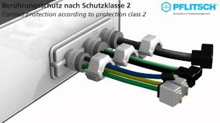 PFLITSCH Kabeleinführung UNI FLANSCH [upl. by Aromas]