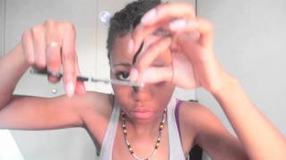 ♡ HowTo  Trimming Natural Hair ♡ [upl. by Roddy]