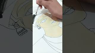 Durga devi painting art matarani aditiarts shorts youtubeshorts [upl. by Mccutcheon]