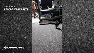 DYNAPAC SD2500CS PROTAC Spray Paver [upl. by Trebliw]