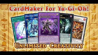 How to create Yugioh card easily  Yugioh Card Maker [upl. by Flossie]