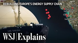 Why Natural Gas Tankers Are Lining Up Off Europes Coast  WSJ [upl. by Cirdnek]