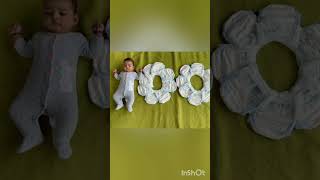 100 Days Baby Photoshoot Diaper Theme Short 😀 babyphotoshoot ytshorts cutebaby reels viralreels [upl. by Arraic]