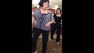 John Travolta quotStaying Alivequot dance steps from my Ate Yoly [upl. by Bicknell424]