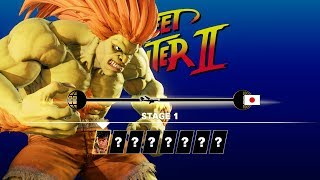 SFV AE  Blanka Arcade Mode Full Street Fighter 2 Path [upl. by Williams]