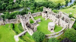 Castles  4K Drone Video  Relaxing Scenery  Aerial Nature Footage  United Kingdom [upl. by Tnerual667]