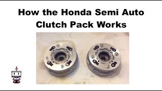 How the Honda Semi Auto Clutch Works 50 70 90cc [upl. by Rosita795]