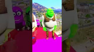 GTA VI  Epic Ragdolls SpiderMan  Fall from height  Funny Moments Shrek team  shors [upl. by Kcirrem]