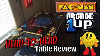 ARCADE 1UP HeadtoHead PacMan Table Black Series Arcade Cocktail Table Review arcade1up retro [upl. by Atikihs482]