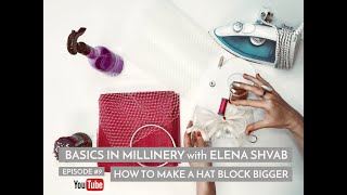 Basics in Millinery How to Make a Sinamay Headband Bow fascinator bow hattutorial [upl. by Ahtera206]