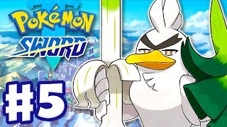 Galarian Farfetchd Evolves into Sirfetchd  Pokemon Sword and Shield  Gameplay Walkthrough Part 5 [upl. by Fillander]