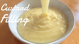 Homemade Custard filling Simple Recipe [upl. by Sheply]