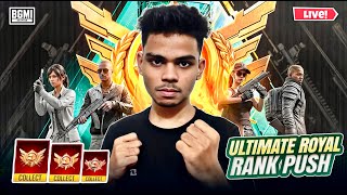 ULTIMATE ROYAL RANK PUSH DAY  3  BGMI LIVE  FULL RUSH GAMEPLAY  ROAD TO 1K SUBSCRIBER [upl. by Janessa]