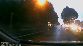 Anglesea Road Dublin in the rain [upl. by Iralam]