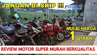 MOTOR BERKELAS SUPER MURAH MULAI HARGA 13 JUTA AJA [upl. by Eilama307]