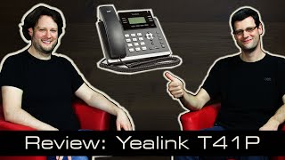 Review Yealink T41P IP Phone SIPT41P deutsch [upl. by Norved]