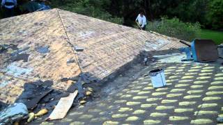 Tile Reroof Tearoff in Kendall  Istueta Roofing [upl. by Ayidan]