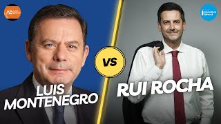 LUIS MONTENEGRO AD vs RUI ROCHA IL  DEBATES LEGISLATIVAS 2024 [upl. by Sacttler]