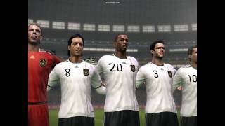 Pro Evolution Soccer 2011  Germany National anthem [upl. by Suoivatco543]