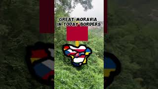 Great Moravia in today borders🇨🇿 mapping adolfhitler maps funny sad brazil czech fun [upl. by Trueblood]