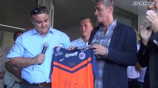 MHSC  Inauguration des loges du stade de la Mosson [upl. by Annaiv]