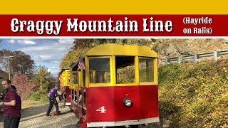 Craggy Mountain Line Railroad Hayride on Rails 102823 [upl. by Garges]