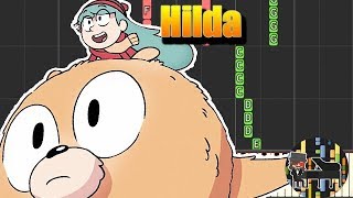 Trailer Theme  Hilda Piano Tutorial Synthesia HD Cover [upl. by Swenson]