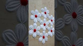 Beautiful Flowers Rangoli Design rangoli flowers shorts art creative festival diy [upl. by Ik324]