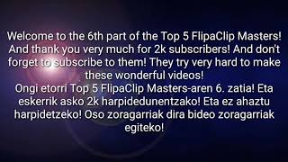 •Top 5 FlipaClip Masters• ¶Part 6¶ [upl. by Kerge]