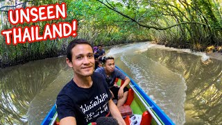 We Took a Boat Through an AMAZING MANGROVE TUNNEL  Pattani ปัตตานี Thailand [upl. by Holbrook417]