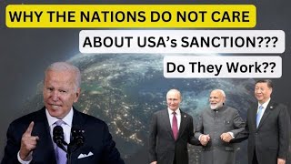 Why Nations are not afraid by US Sanction Are they working 🇮🇳🇨🇳🇺🇸 🇷🇺 [upl. by Nykal]