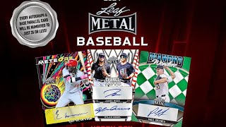 110324  eBay  9 PM CDT  2024 Leaf Metal Baseball Jumbo Full Case Break [upl. by Smail165]